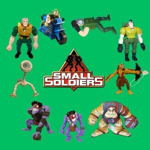 Small Soldiers Commandos And Gorgonites Burger King Toys